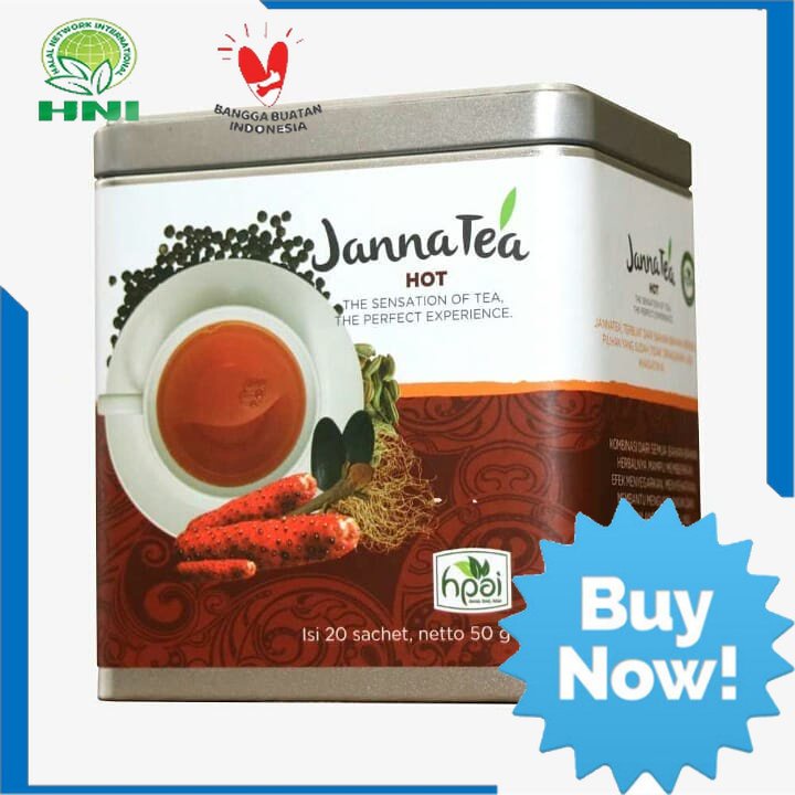 

JANNA TEA HOT HNI TEH EKSTRAK HERBAL ALAMI MENJAGA DAYA TAHAN TUBUH ASADTL01