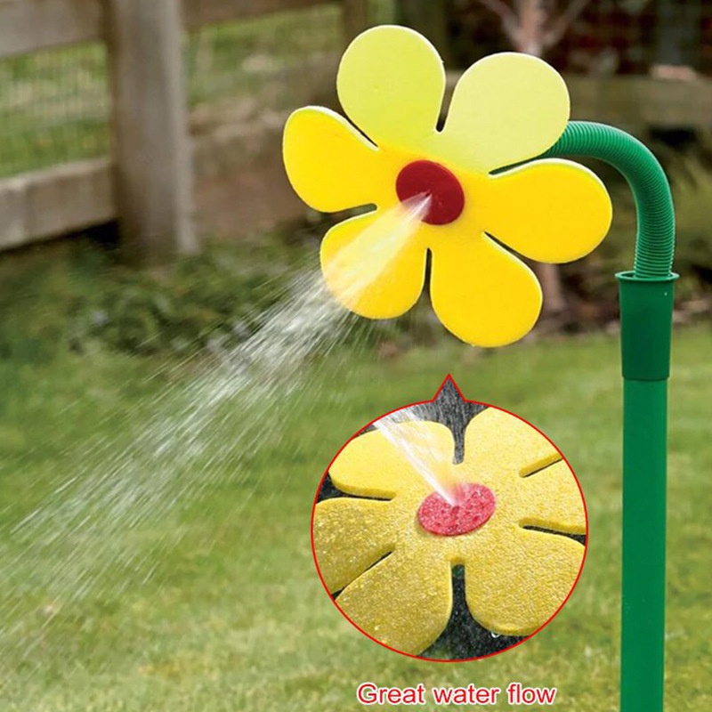 Sprinkler Bunga Matahari Universal Halaman Taman/Alat Siram Malas Indah Kreatif/Alat Siram Rumput Hias Yang Dapat Diputar/Sistem Irigasi Pertanian/Nozzle Pipa Air Outdoor