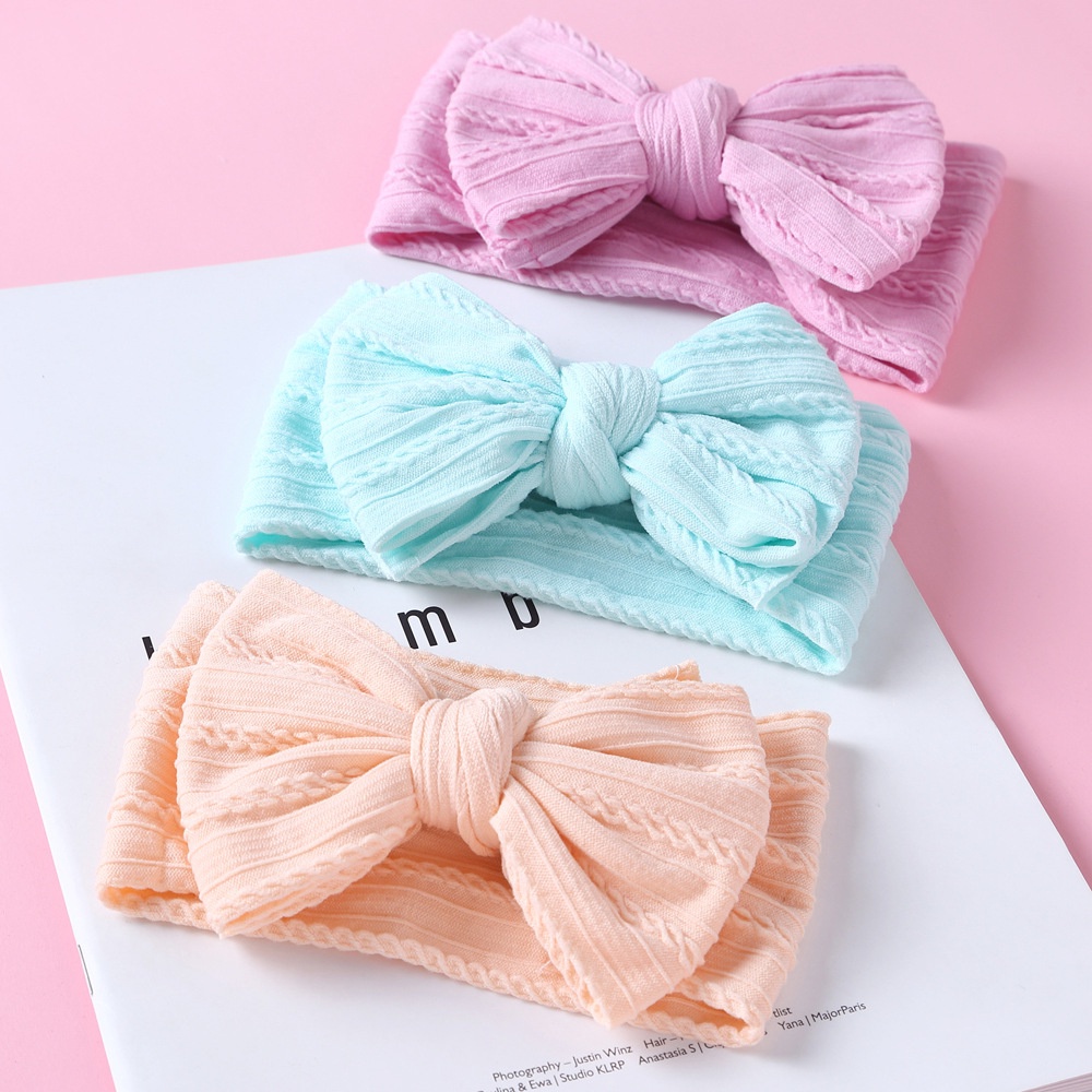 (Pimenova) bandana bayi pita besar warna pastel