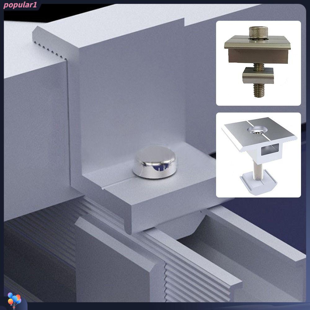Populer Bracket Rel Solar Panel Portable Atap Memperbaiki Aksesoris Panel Photovoltaic