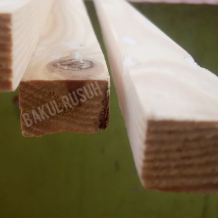 LIS RENG KAYU JATI BELANDA RENG STIK 1,5X100 CM wooden
