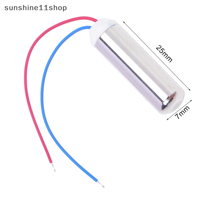 Sho 18000rpm DC Coreless Motor Built-in Getaran Tahan Air Getaran Motor Untuk Sikat Gigi Elektrik Mainan Bagian 7x25mm N