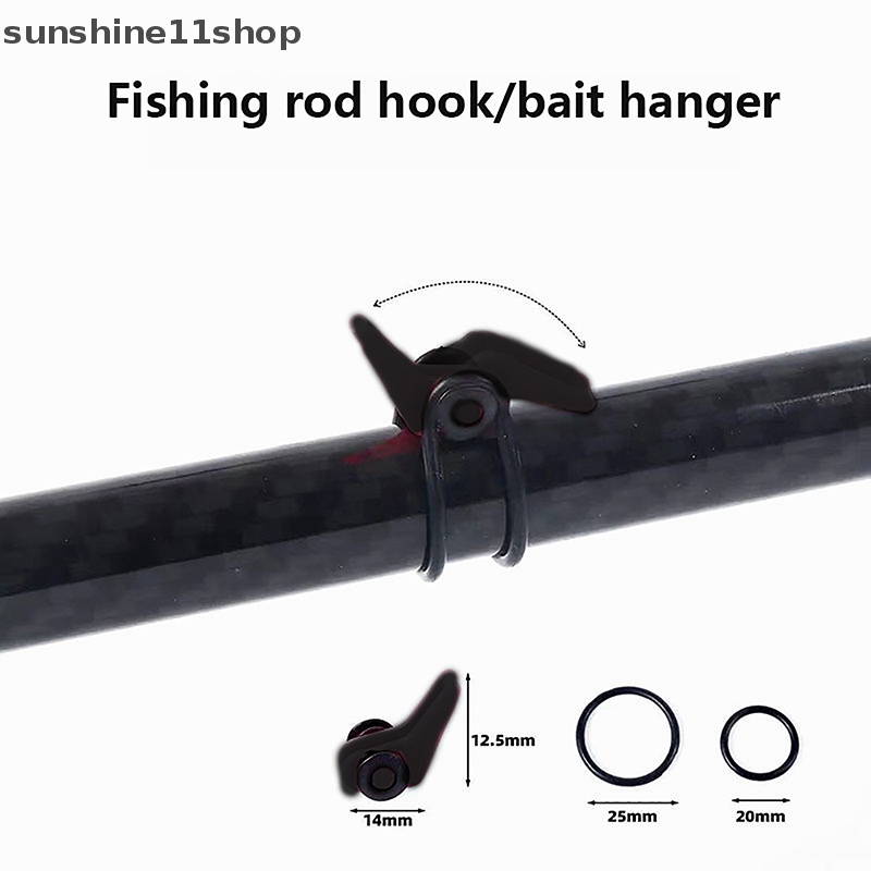 Sho Pengait Pancing Plastik Keeper Holder Lure Aksesoris Jig Hooks Safety Keeping Rod Pole Fish Tackle Alat Peralatan Memancing N