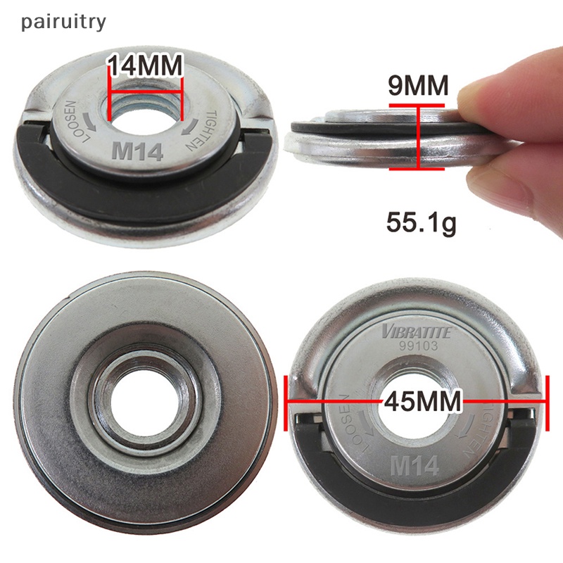 Prt M14 Angle Grinder Locking Nut Self Locking Plate Untuk Metabo Milwaukee Makita PRT