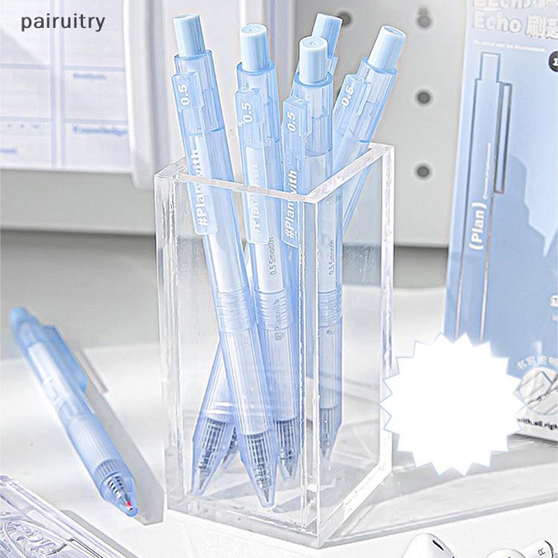 Prt 1set Simple Press Neutral Brush Pulpen Tanya 0.5 Ujian Khusus Bernilai Tinggi Ins Cepat Kering Halus Siswa Alat Tulis Perlengkapan Sekolah PRT