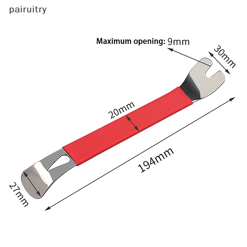 Prt 1Pc Alat Pelepas Lis Mobil Bahan Stainless Steel Tahan Lama Two-end Trim Removal Pry Tools PRT