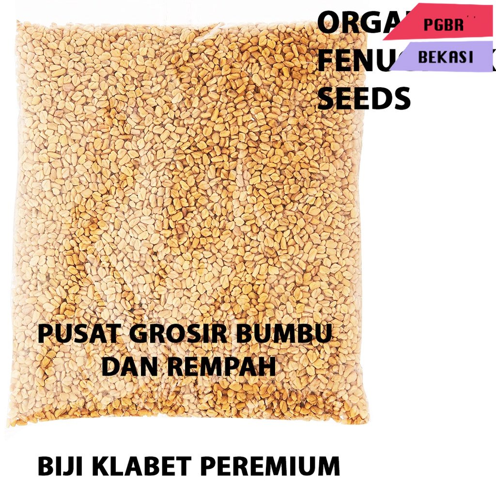 

BIji Klabet 1 kg / Halba / Methi Seeds / Fenugreek / Klabet harga grosir / KLABET 1 KG / KLABAT