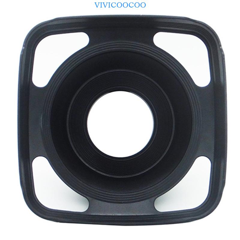 Vivi Kerudung Lensa Kamera 72mm Lens Hood Set 37mm 72mm DV Kerudung Lensa Kamera Tanpa Jarum Stopper Cahaya Pelindung Peneduh Sinar Matahari