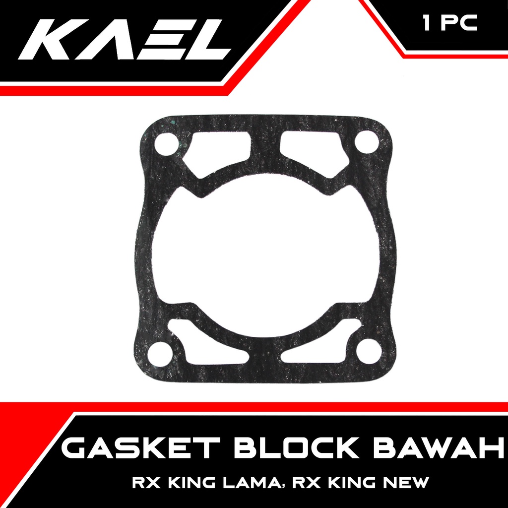 Gasket Block Bawah RX King Old Lama New Baru Packing Paking Blok Seher Cylinder Silinder Hitam