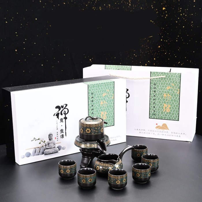 Tea Set Automatic Premium Chinese Tea Gift Set Cangkir Teh Premium Gift Box Tea Set Harga Grosir Termurah