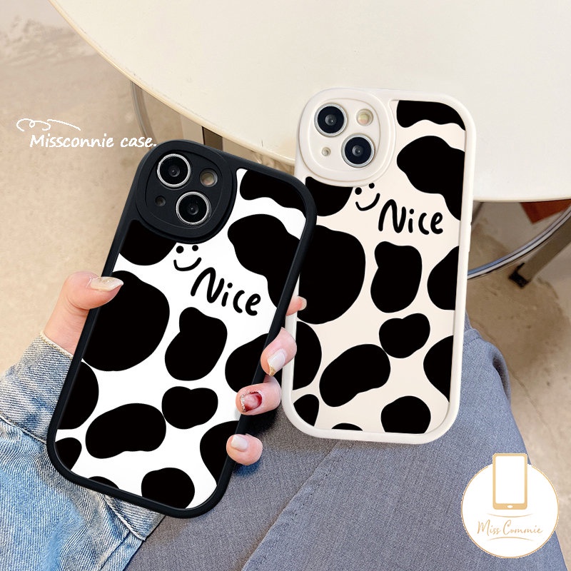 Casing Smiley Lucu Untuk Redmi 9A 10A A1 12C 10 9 9C K40s 9T 10C Redmi Note 11 9Pro 9 9s 8 10 11s 8 10s 11 10 Pro POCO M3 F4 X3 NFC Pro Mi 11T 12 Motif Leopard Soft Cover Motif Susu