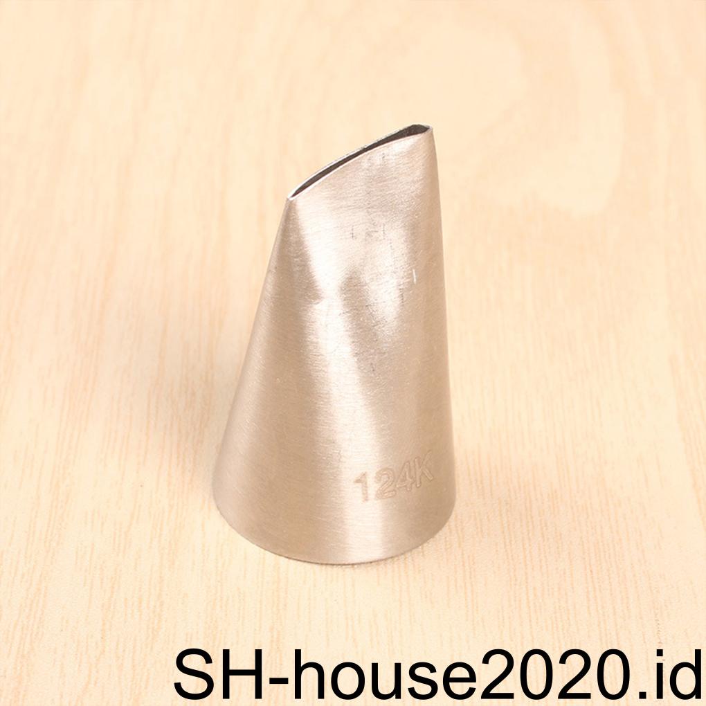 Icing Nozel DIY Prop Stainless Steel Ukuran Kompak Alat Kue Kering Aksesoris Rumah Tangga Indah Dekorasi Tip Tanpa Burrs