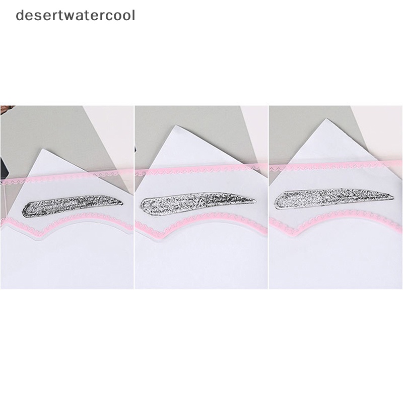 Deid 3Pcs Portabel Satu Langkah Stempel Alis Shaping Kit Pendamping Alis Makeup Tools Martijn