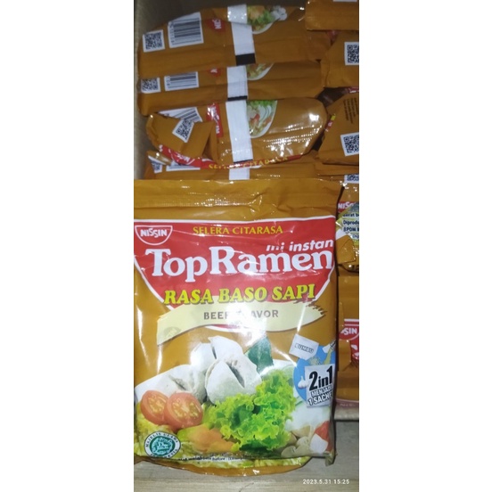 

Nissin Top ramen mie instan rasa baso 32gr