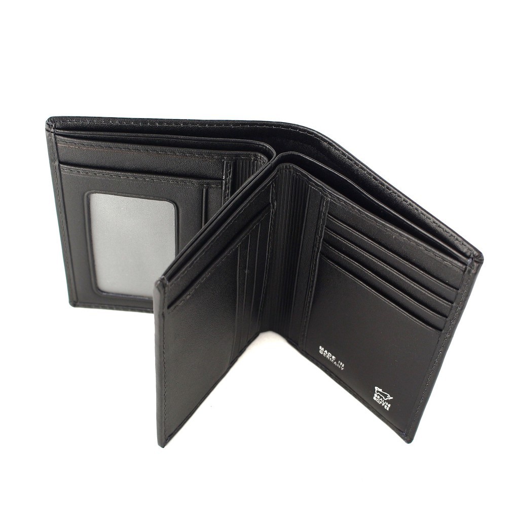 Dompet Pria Bahan Kulit Sapi Asli BB 5101 Black