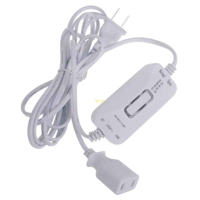 Bt 110V 30W 220V 60W Kabel Power Supply Listrik Timer Kabel Ekstensi Dengan Tombol On Off Kabel Daya 60W Untuk Kipas Dan La
