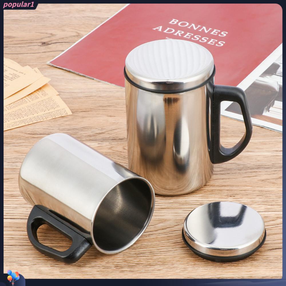 Populer Mug Cangkir Thermal Isolasi Perlengkapan Travel Botol Air