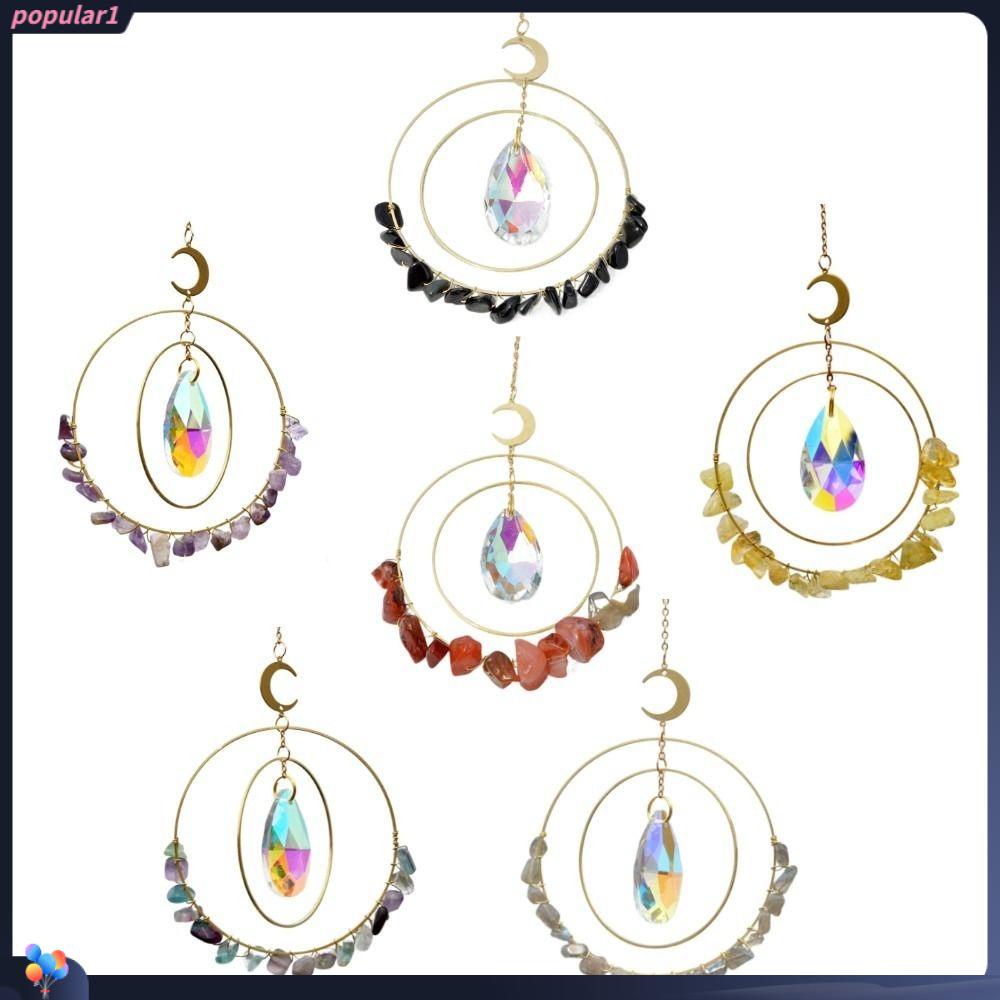 Prisma Jendela Indoor Kristal Suncatcher Populer Kristal Gantung