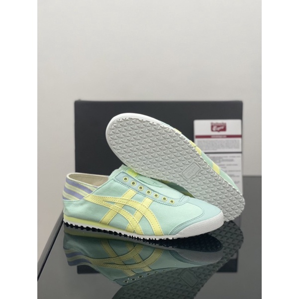 Sepatu Onitsuka Tiger Slip On Paraty Toska Yellow Free Paperbag