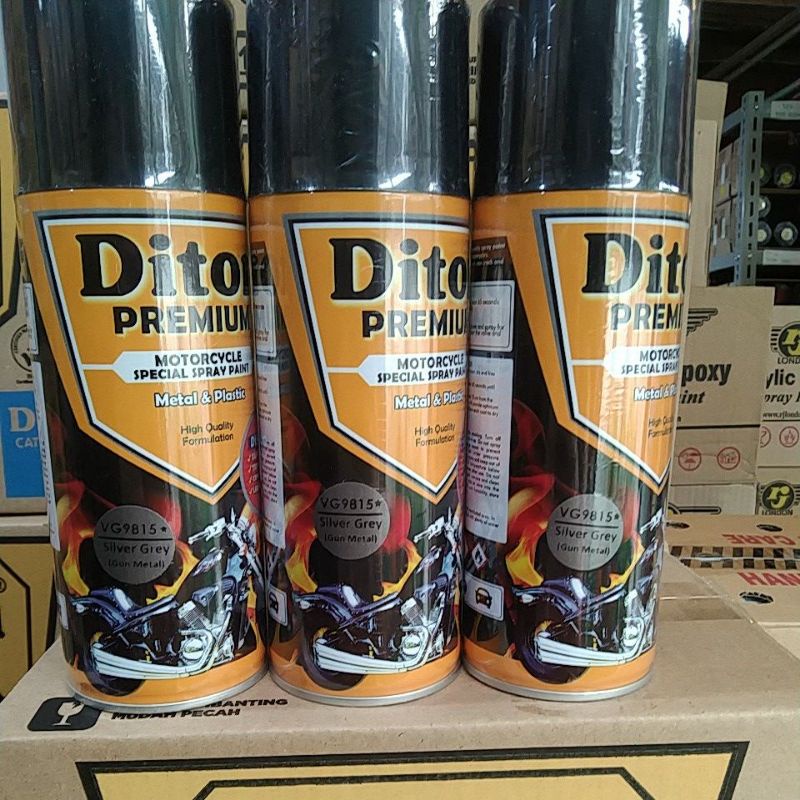 Promo Pilok Oilox Diton Premium Silver Grey 9815 400Cc 9815Pilok Diton Premium Gun Metal Vg9815