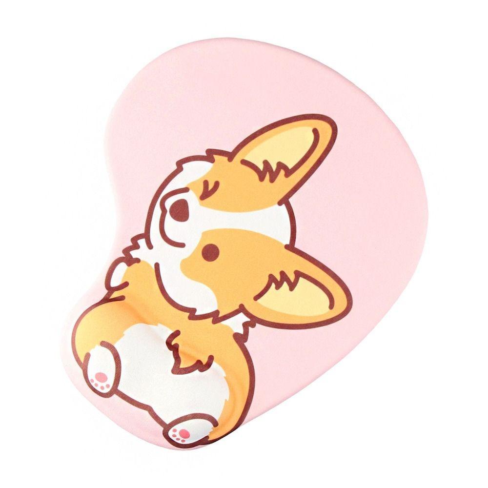 Populer Mouse Pad Typing Lucu Non-Slip Base Gel Mice Pad