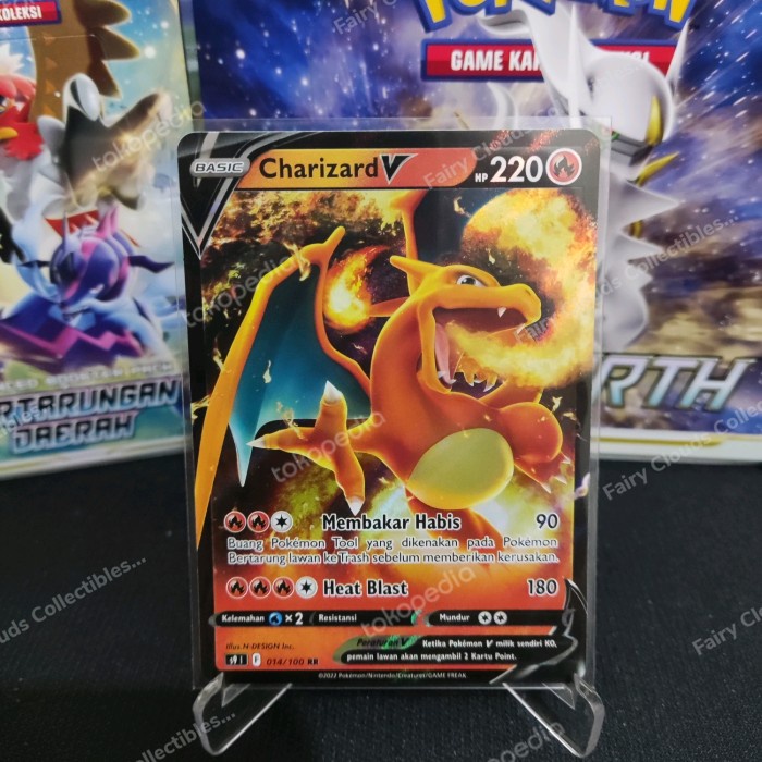 Charizard V RR 014/100 Pokemon TCG Indonesia Star Birth Charizard