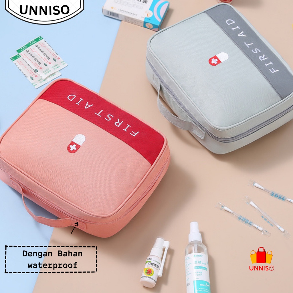 UNNISO - Tas Travel Portable Medicine P3K