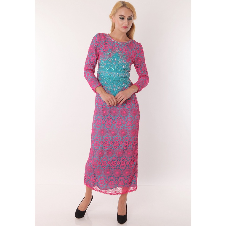 Bibiq Gamis Brokat RED 24332