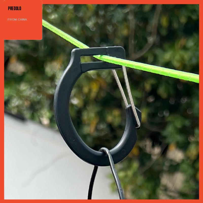 [Predolo] Pengait Tenda Camping Spring Snap Hook Kecil Untuk Backpacking Kanopi Senter