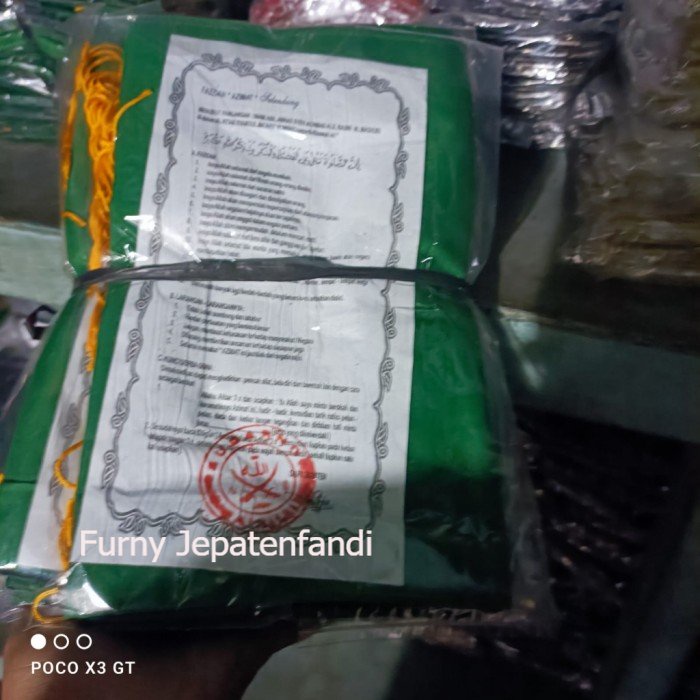 kain rajah arab hijau bkn sengkelat kamarogan KJM 1122 Paling Murah FJF7655