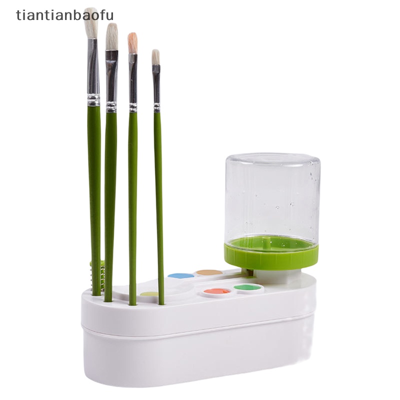 [tiantianbaofu] New Brush Rinser Paint Brush Cleaner Dengan Cup Bilas Tempat Kuas Cat Scrubber Boutique