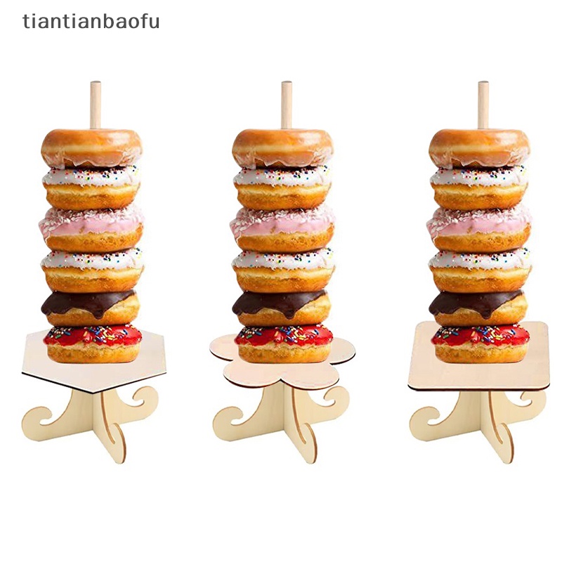 [tiantianbaofu] 1pcs Stand Display Donat Donut Dekorasi Pesta Tempat Donat Pesta Pernikahan Butik