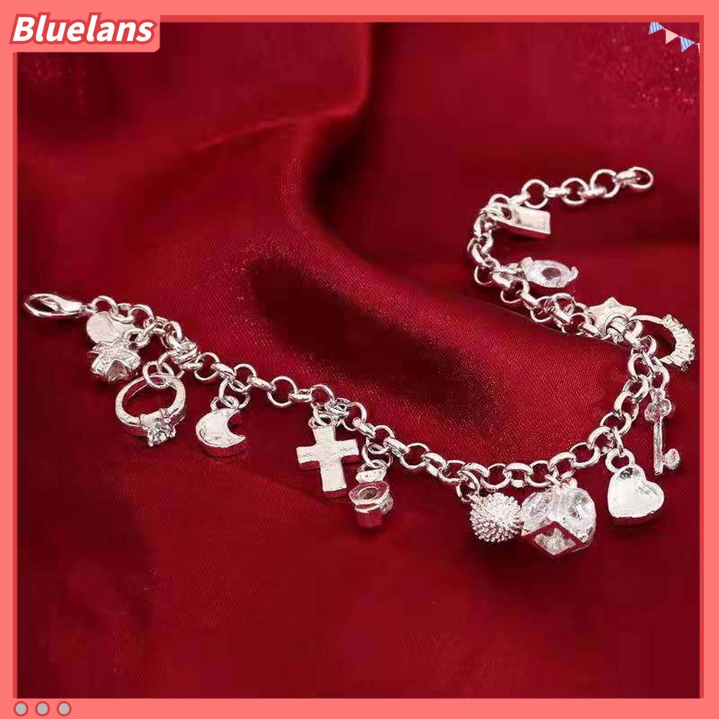 [BLS] Gelang Wanita 13temakan Pesona Bohemian Perhiasan Electroplated Tahan Lama Bracelet Untuk Pesta