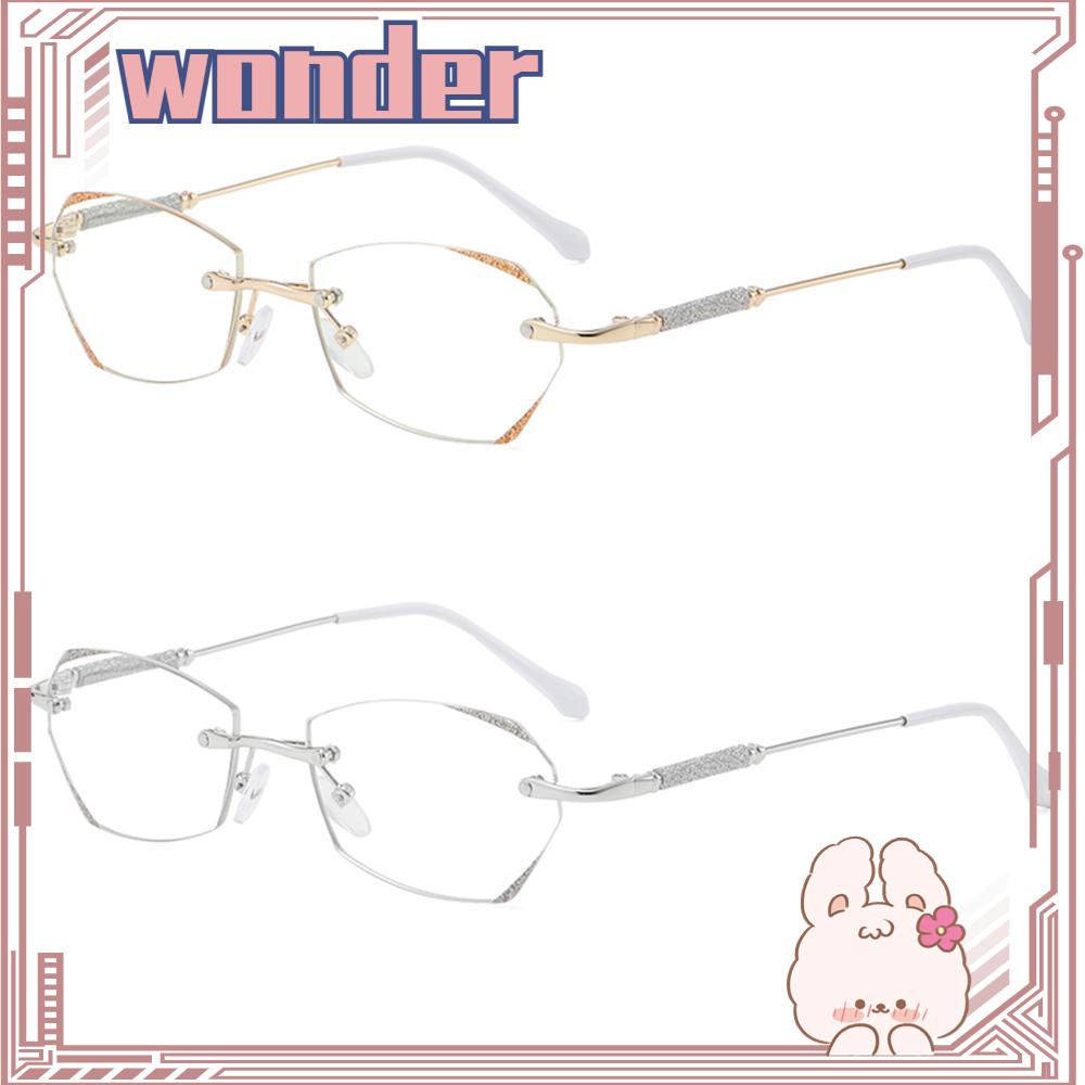 Wonder Kacamata Baca Wanita Pria Anti Radiasi Ultralight Reading Eyeglasses