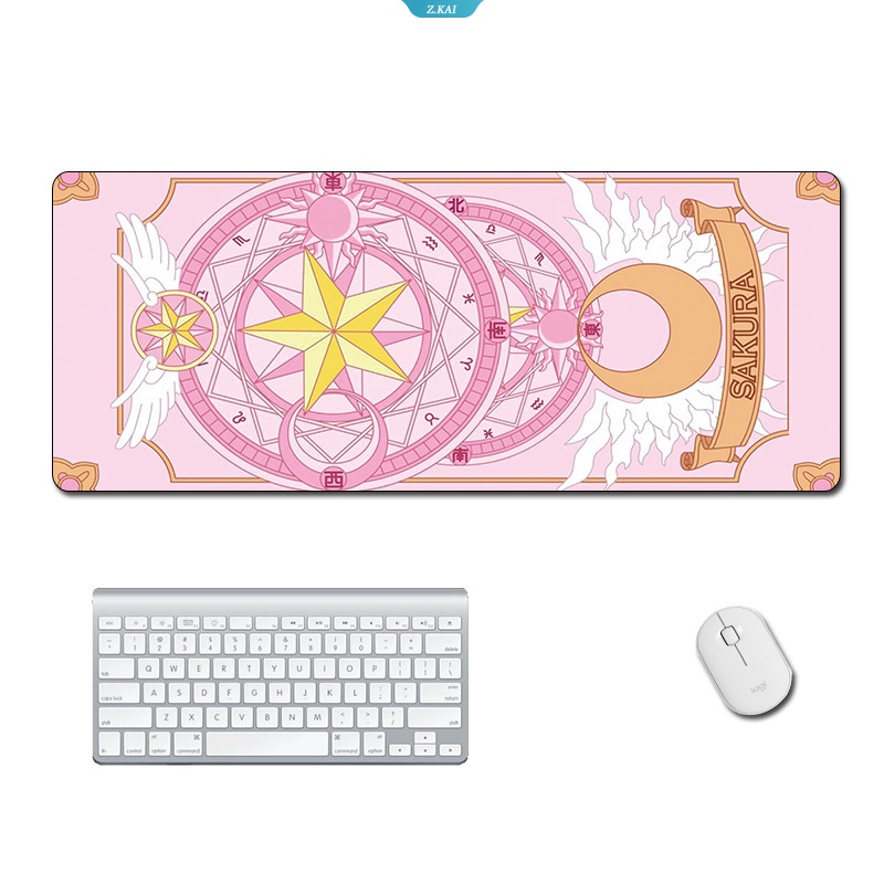 Mouse Pad Gamer Pink Sailor Moon Kawaii Aksesoris Meja Laptop Gaming Deskmat Keyboard Mat Alas Mousepad Anime [ZK]