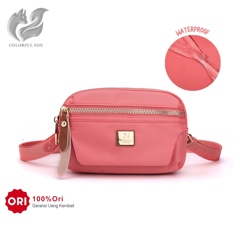 Tas Selempang Wanita COLORFUL FOX 2208 Sling Bag Wanita WATCHKITE WKOS