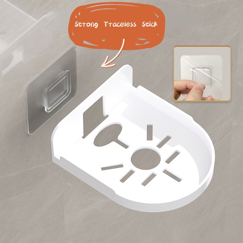 Bracket Monitoring Perekat Diri Tanpa Jejak Kuat/Braket Dinding Rumah Universal/Rak Penyimpanan Drainase Tahan Lembab Kamar Mandi Mini/Rak Penyimpanan Kamera Yang Dipasang Di Dinding Bebas Pukulan