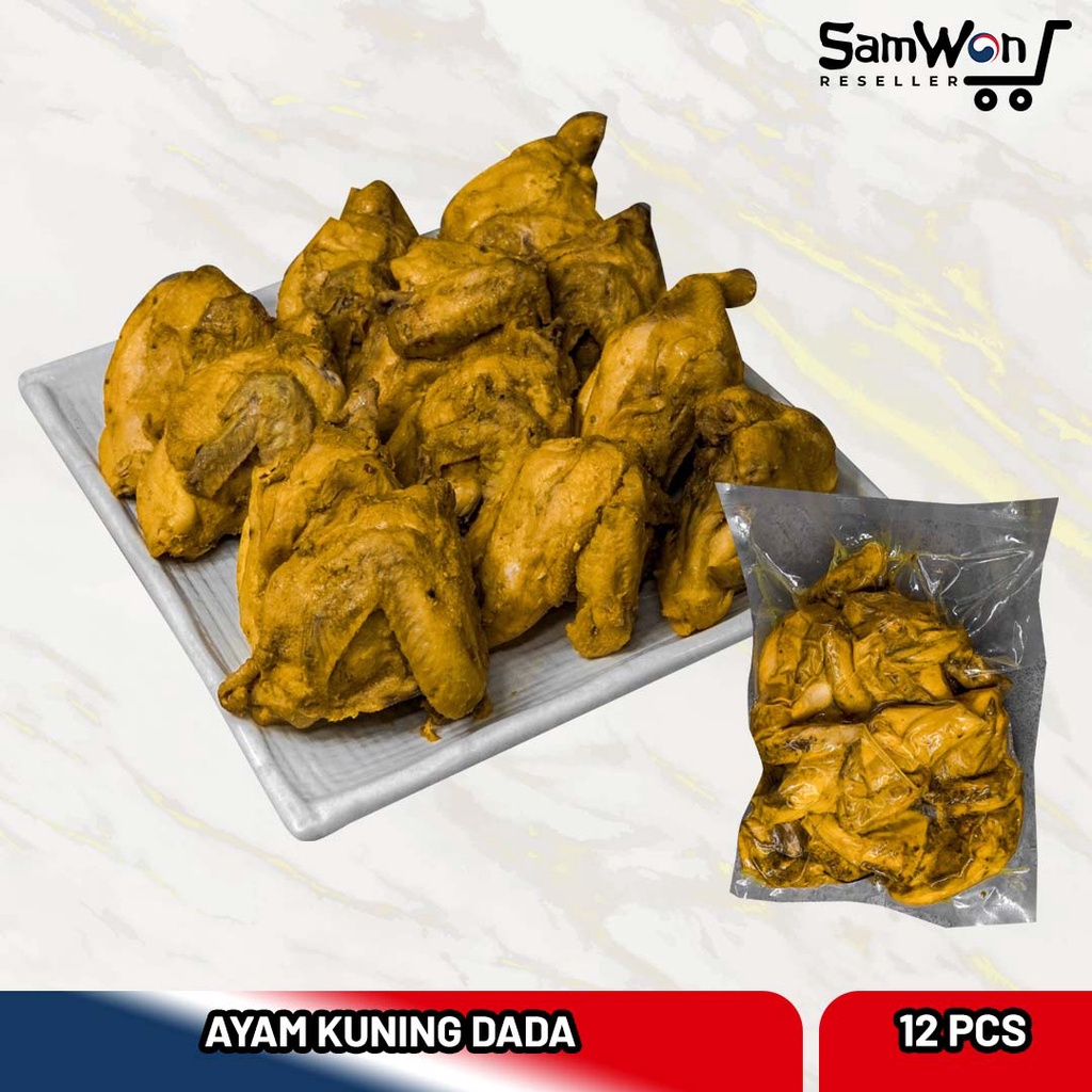 

Paha Ayam Ungkep Bumbu Kuning isi 12 Potong Siap Goreng (Vacum Press)