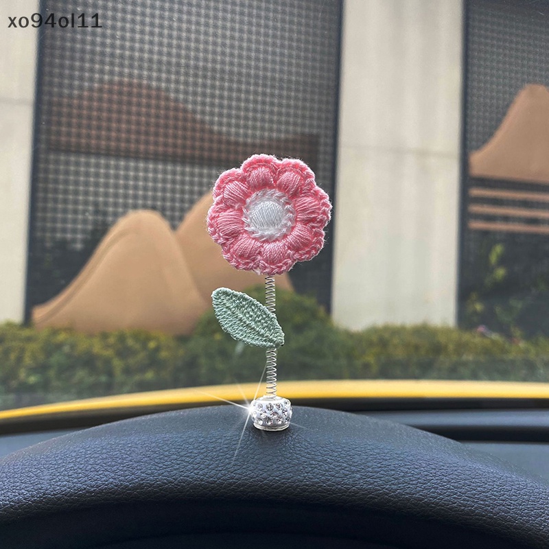 Xo Dekorasi Mobil Car Window Side Ornamen Bunga Lucu Auto Interior Dashboard Aksesoris Interior Untuk Hadiah Anak Perempuan Drop OL