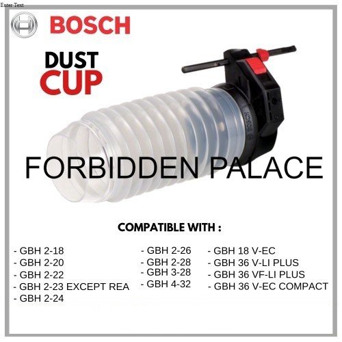 Baru Bosch Dust Cup Penampung Debu Mesin Bor Bobok Dinding YGT234