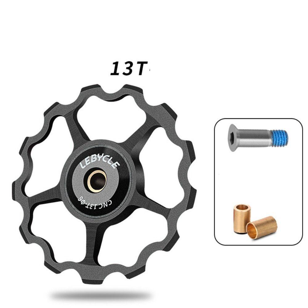 Rebuy Mountain Bike Rear Derailleur 11T /13T /15T MTB Sepeda Jalan Bagian Bersepeda Bearing Baja Bearing Pulleys Guide Roller Sepeda Pulley Jockey