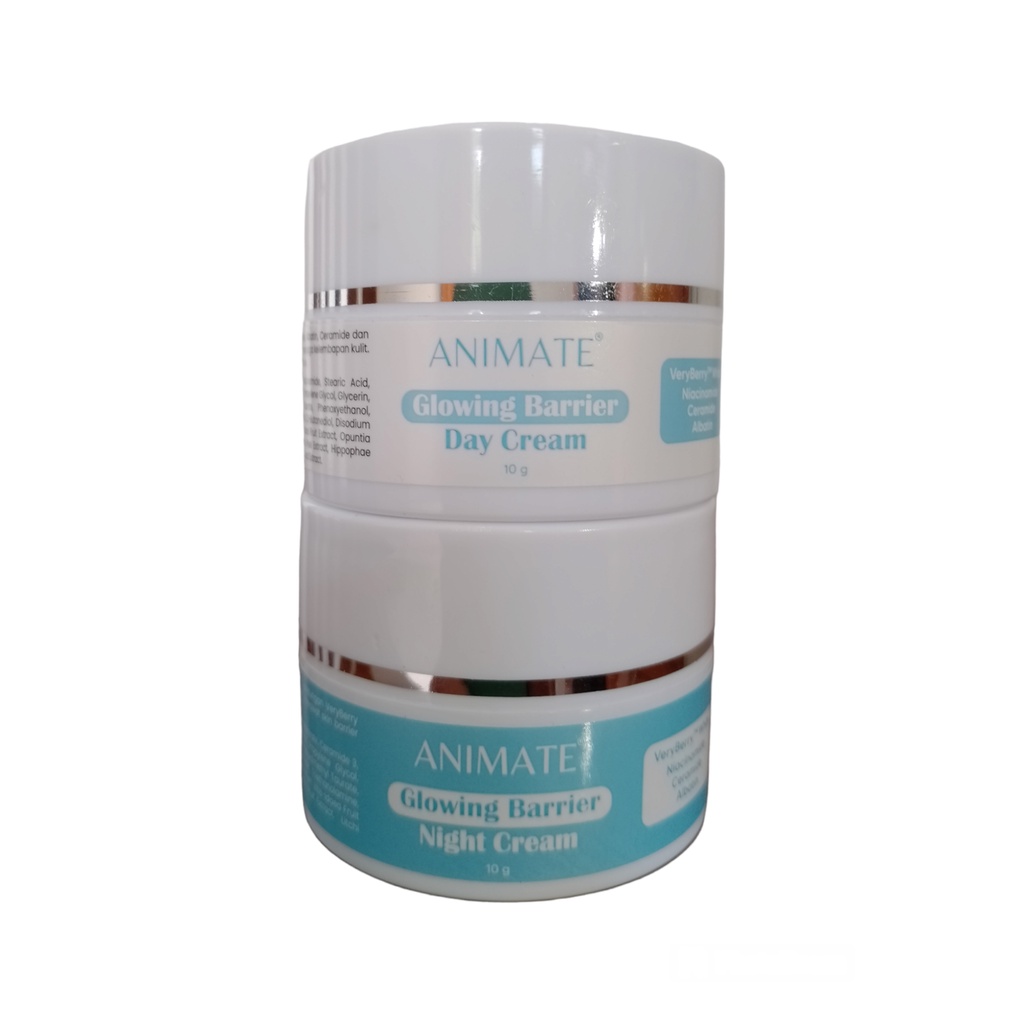Animate Paket 2in1 Skin Barrier Cream Siang Malam BPOM