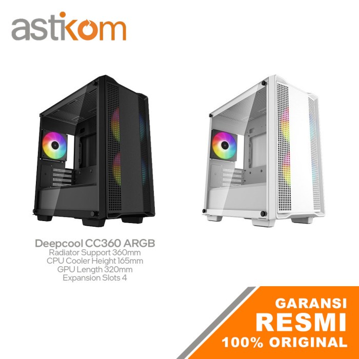 Casing PC Deepcool CC360 ARGB M-ATX