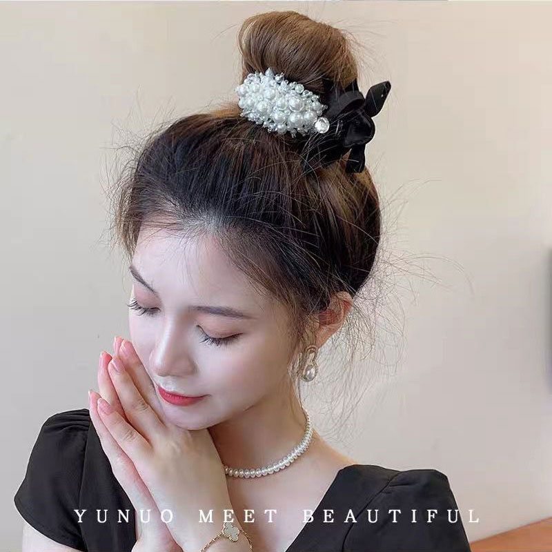 Jepit Rambut Jedai Wanita Elegan Mode Eropa Full Mutiara Fashion High Quality Impor