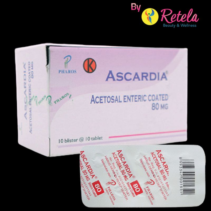 ASCARDIA 80MG 1 STRIP 10 TABLET