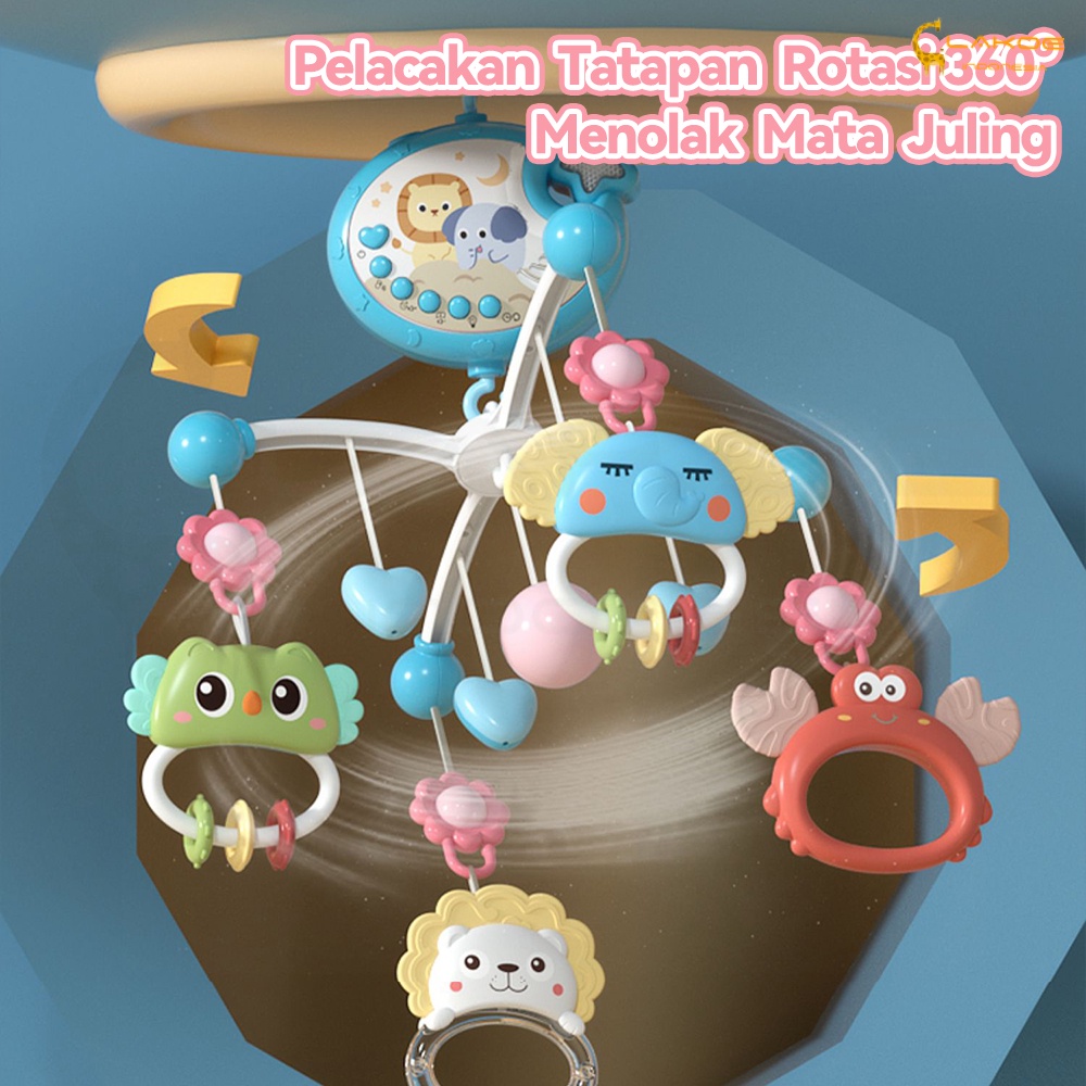 Lakoe Mainan Tidur Bayi Gantungan/Crib Bell Toys/Teether Bayi/Mainan Tidur Bayi / Kasur Mainan Bayi