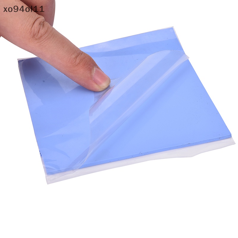 Xo Biru GPU CPU Heatsink Pendingin Thermal Conductive Silicone Pad 100mmx100mmx2mm OL