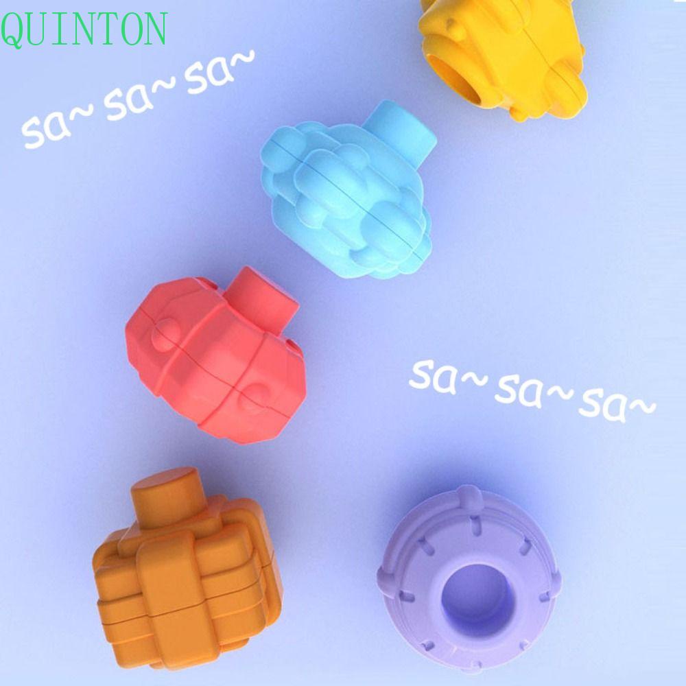 Quinton Mainan Edukasi Bayi Warna-Warni Lucu Grip Training ABS Alat Bantu Mengajar Anak Sortir Game Mainan