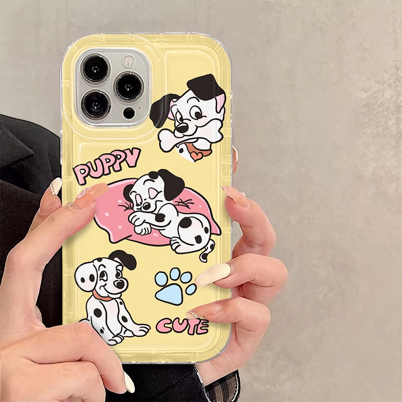 IPHONE Soft Phone Case Kompatibel Untuk Iphone14 13 11 12 Pro XS Max X Xr7 +8 Plus Casing Cute Puppy TPU Silikon Shockproof Cover