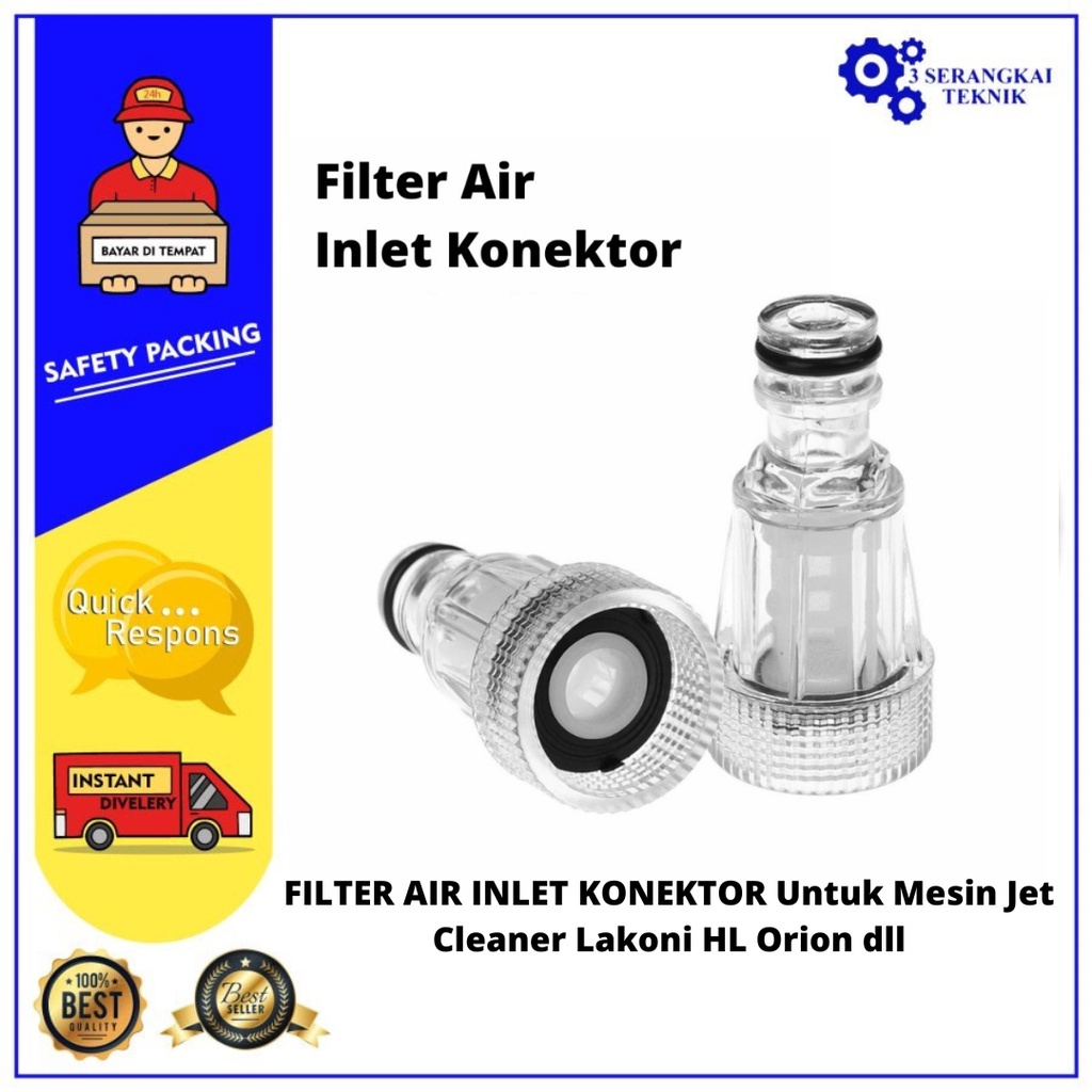 FILTER AIR INLET KONEKTOR Untuk Mesin Jet Cleaner Lakoni HL Orion dll